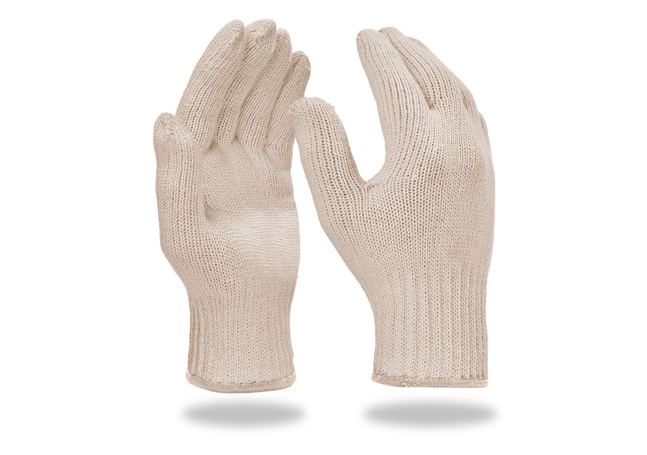 Textiles: Gants en tricot, pack de 12 + blanc