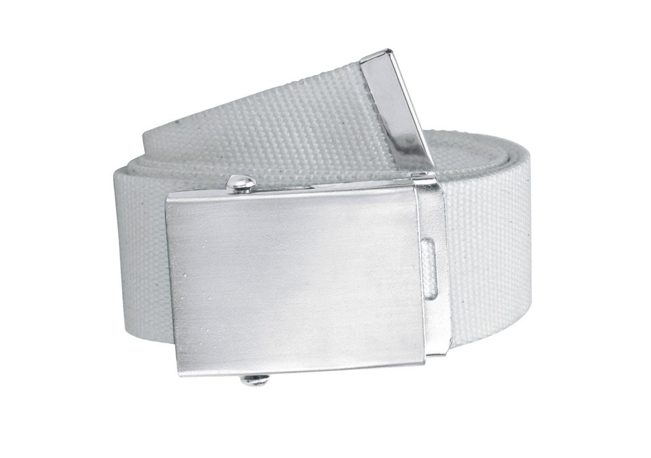 Accessoires: Ceinture en tissu  + blanc