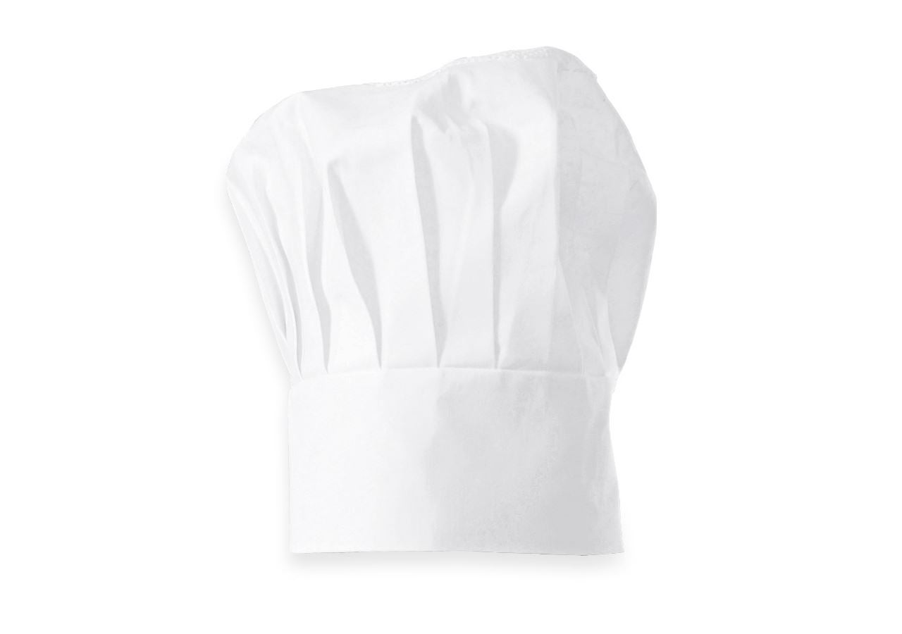 Accessoires: Toque de cuisinier + blanc