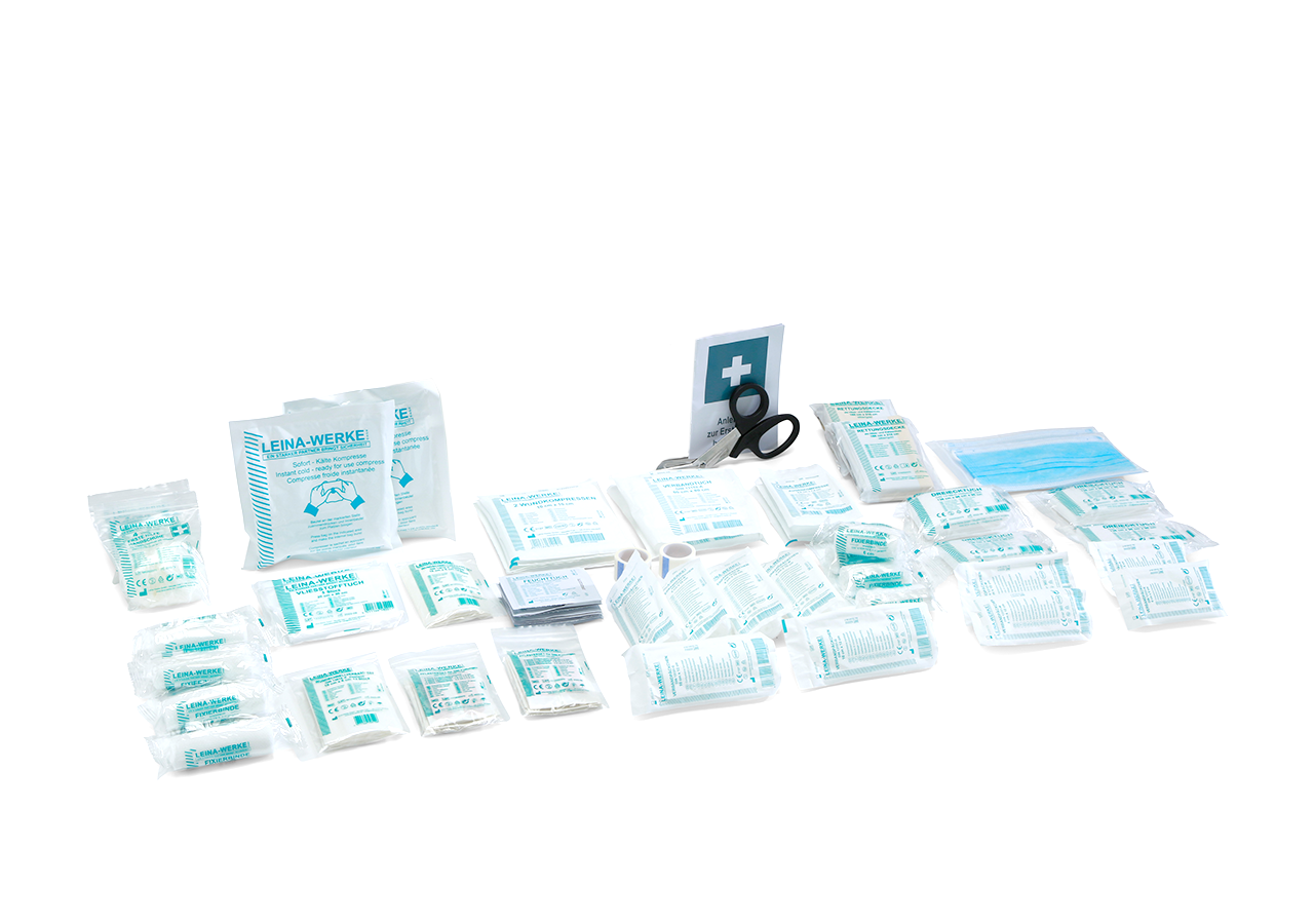 Pansements: Mat. de prem. secours recharge mallette DIN 13169