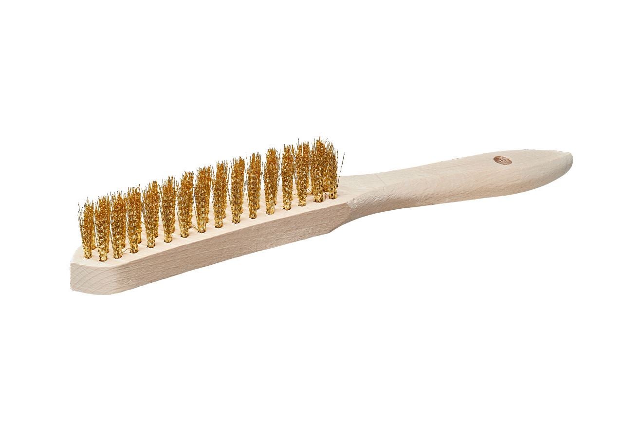 Outils de ponçage: Brosses pour fil en laiton, ondulées