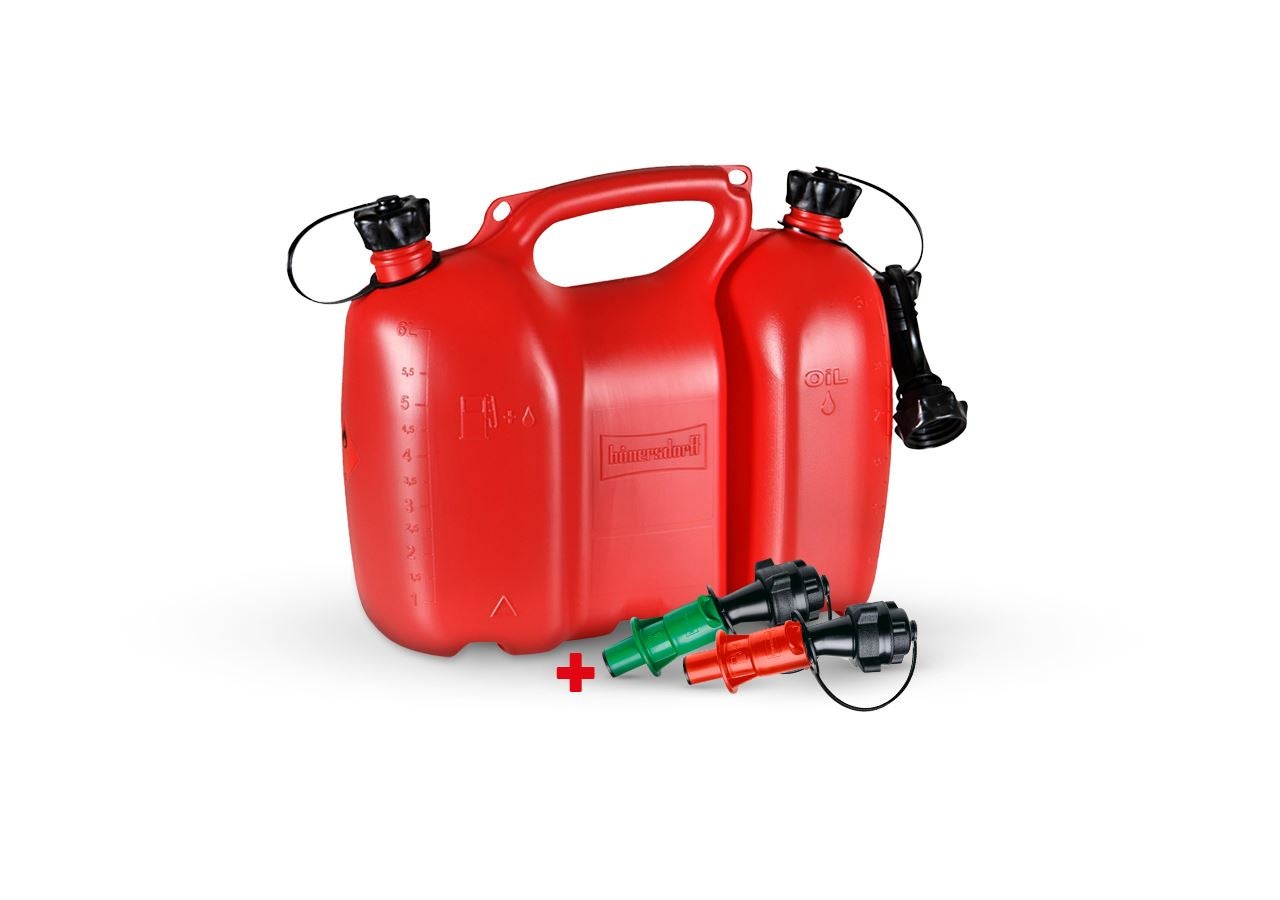Kit: LOT:double jerricane prof.+syst. de remplissage