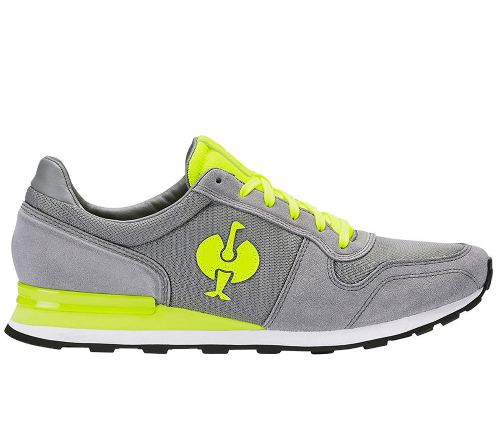 O1: O1 Chaussures de travail e.s. Kitulo + gris perle/jaune fluo