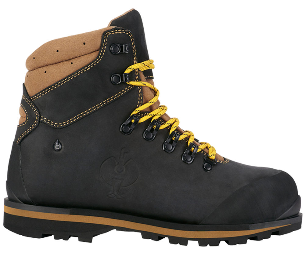 S7: S7L Chaussures de sécurité  e.s. Alrakis II mid + noir/noix/blé