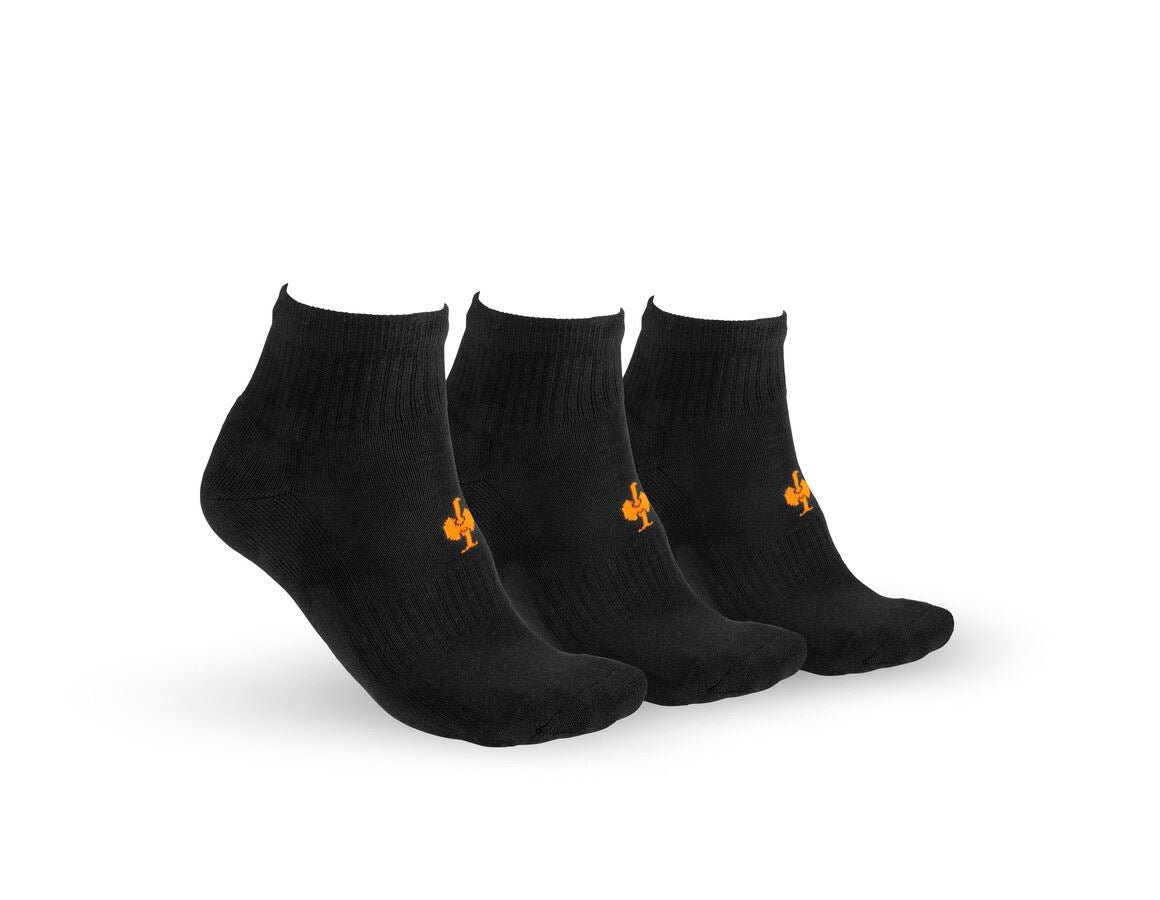 Chaussettes | Bas: e.s. Chaussettes Allround Classic light/mid,lot 3 + noir/jaune fluo