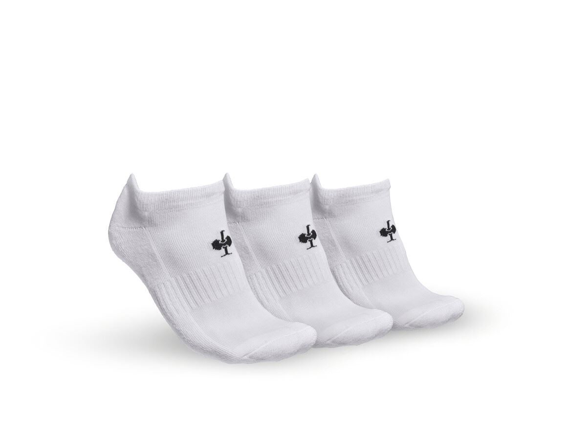 Socken | Strümpfe: e.s. Allround Socken Classic light/low, 3er Pack + weiß