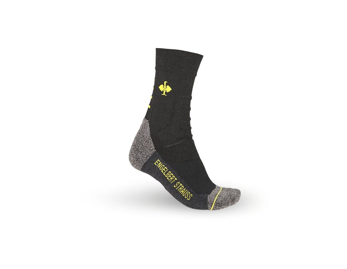 Chaussettes | Bas: e.s. Chaussettes function complètes light/high + noir