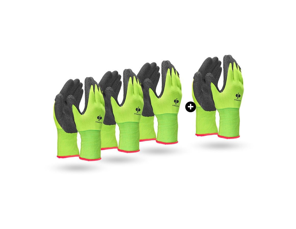 Arbeitsschutz: Aktion 3+1: Latex- Strickhandschuhe Senso Grip