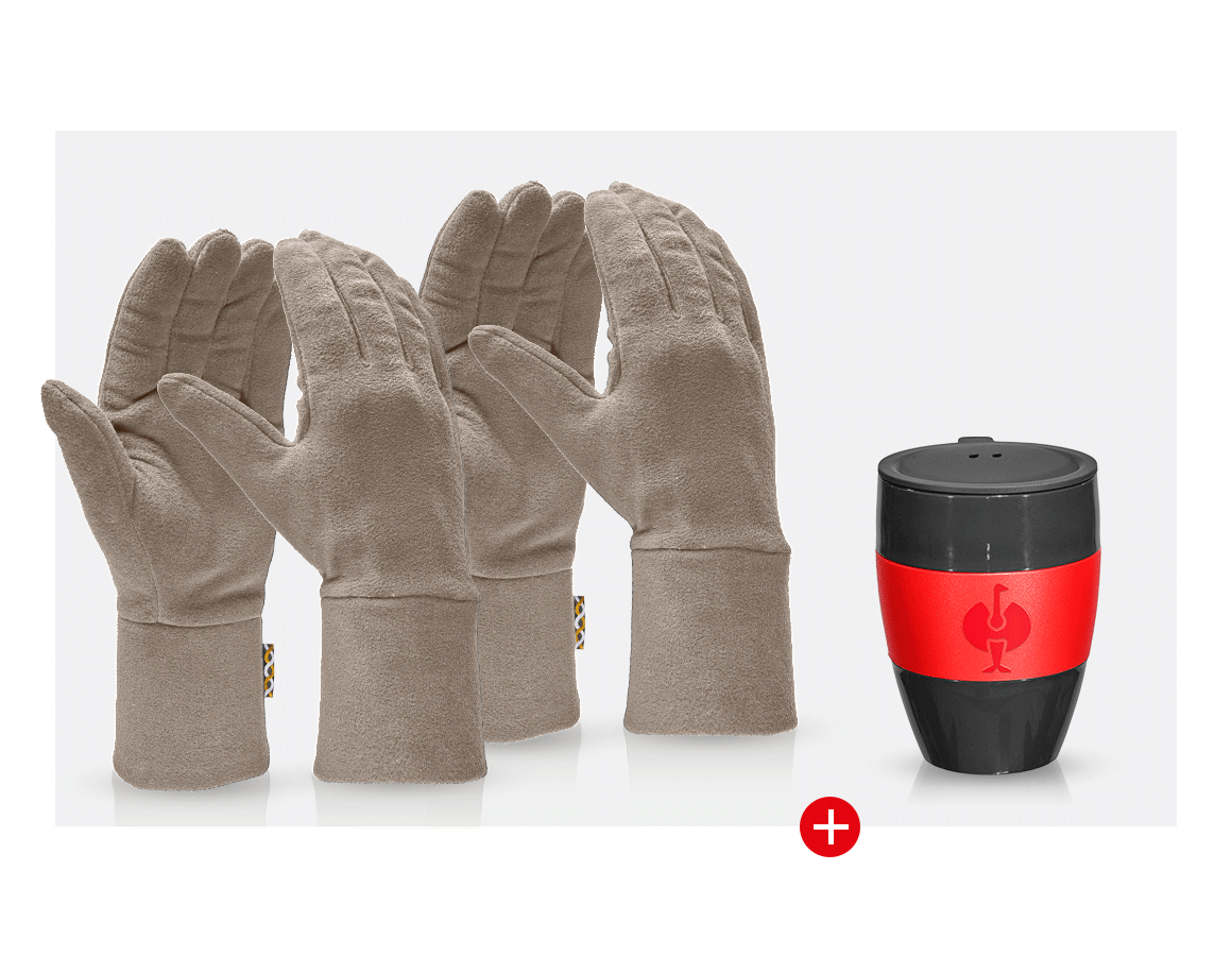 Werkzeuge & Accessoires: Handschuh Geschenk-Set II + stein