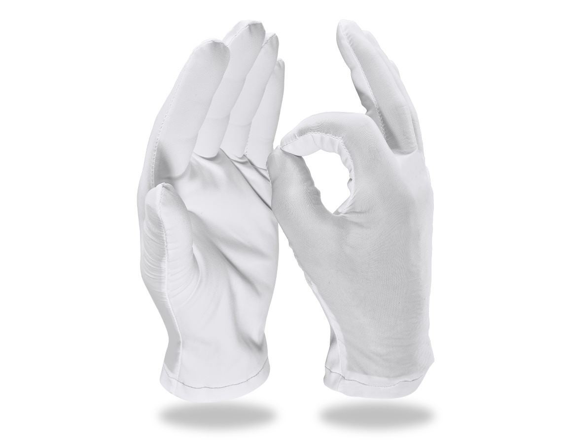 Textil: Uhrmacher-Handschuhe, 12er Pack + weiß