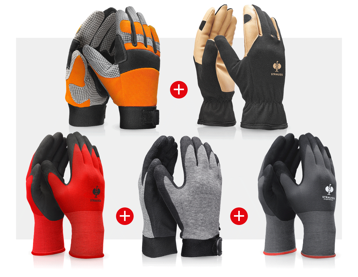 Arbeitsschutz: Handschuh-Profi-Set Montage II