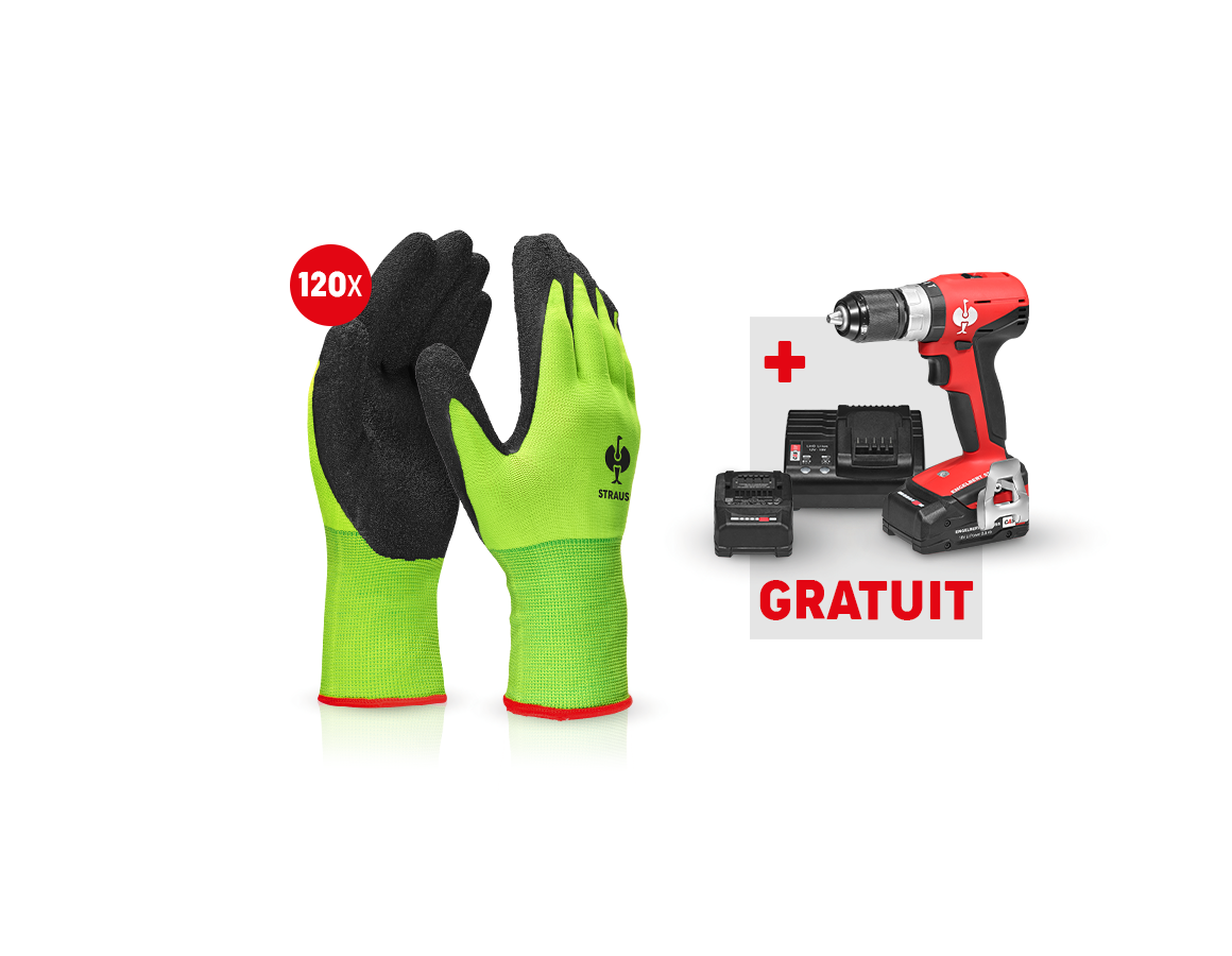 Kits | Accessoires: 120x Senso Grip + GRATUIT Visseuse à percussion L