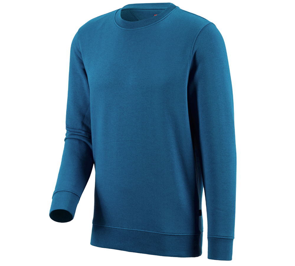 Hauts: e.s. Sweatshirt poly cotton + atoll