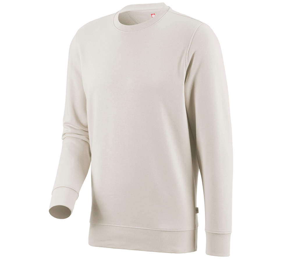 Hauts: e.s. Sweatshirt poly cotton + gypse