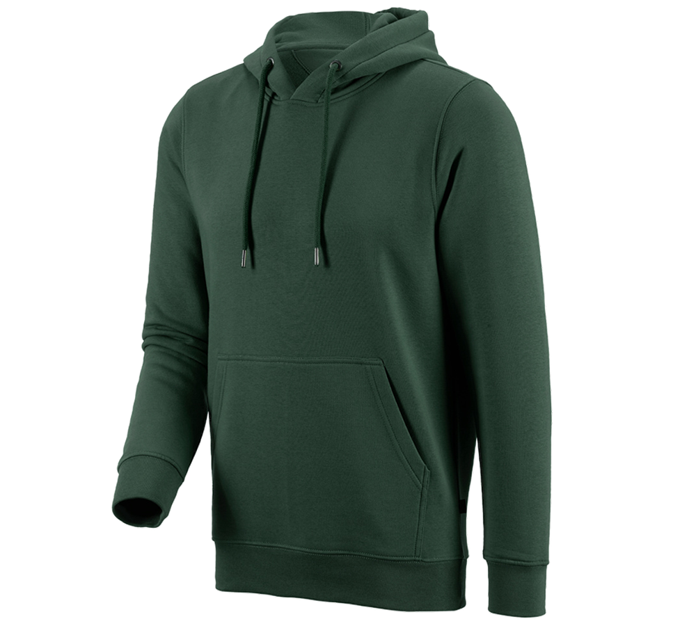 Shirts & Co.: e.s. Hoody-Sweatshirt poly cotton + grün