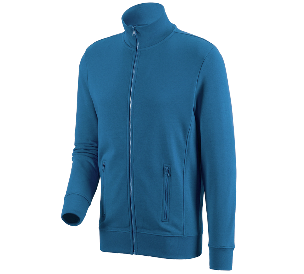 Hauts: e.s. Veste sweat poly cotton + atoll