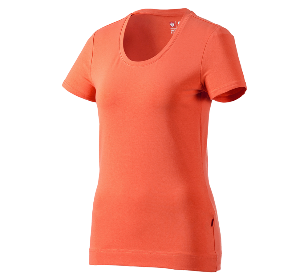myDesign XMAS: e.s. T-Shirt cotton stretch, Damen + nektarine