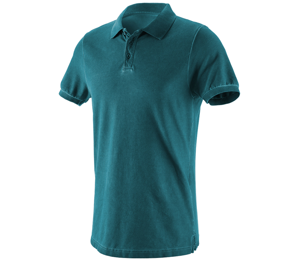 Thèmes: e.s. Polo vintage cotton stretch + cyan foncé vintage