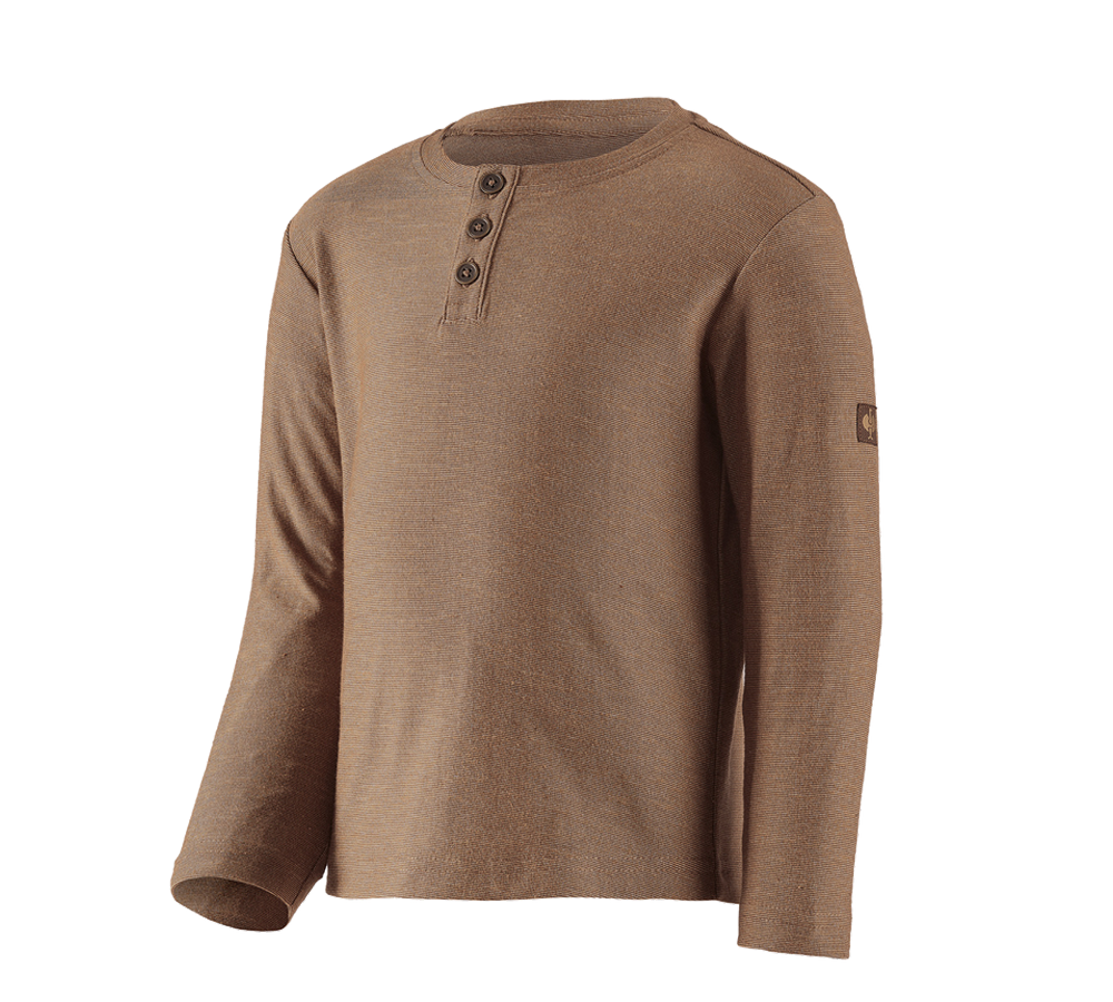 Themen: Longsleeve e.s.vintage, Kinder + sepia melange