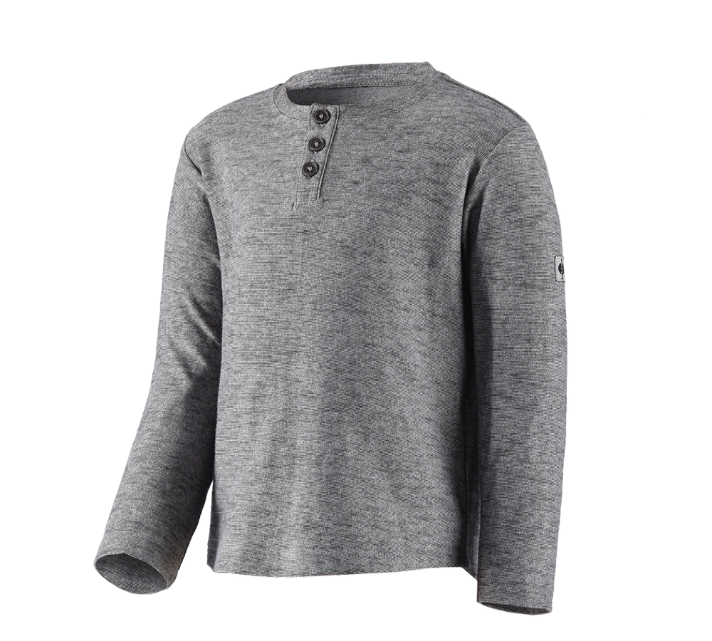 Themen: Longsleeve e.s.vintage, Kinder + schwarz melange
