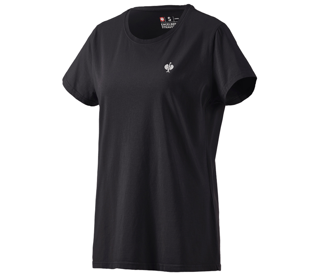 Shirts & Co.: T-Shirt e.s.motion ten pure, Damen + oxidschwarz vintage