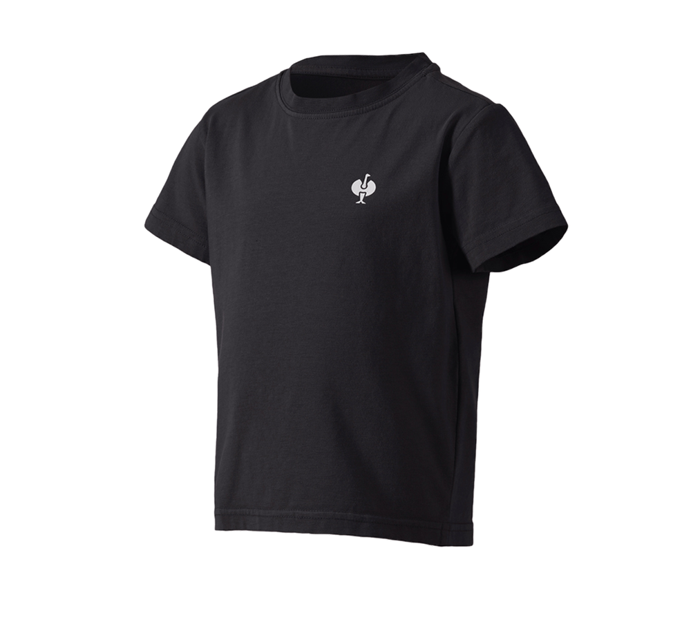 Themen: T-Shirt e.s.motion ten pure, Kinder + oxidschwarz vintage