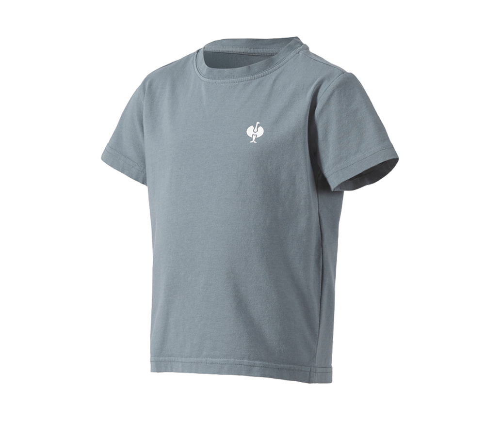 Shirts & Co.: T-Shirt e.s.motion ten pure, Kinder + rauchblau vintage