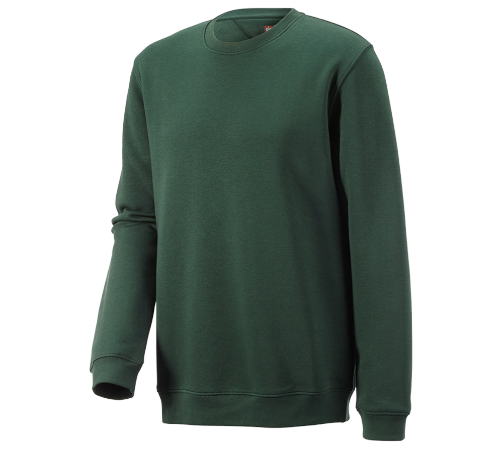 Hauts: e.s. Sweatshirt poly cotton, long fit + vert