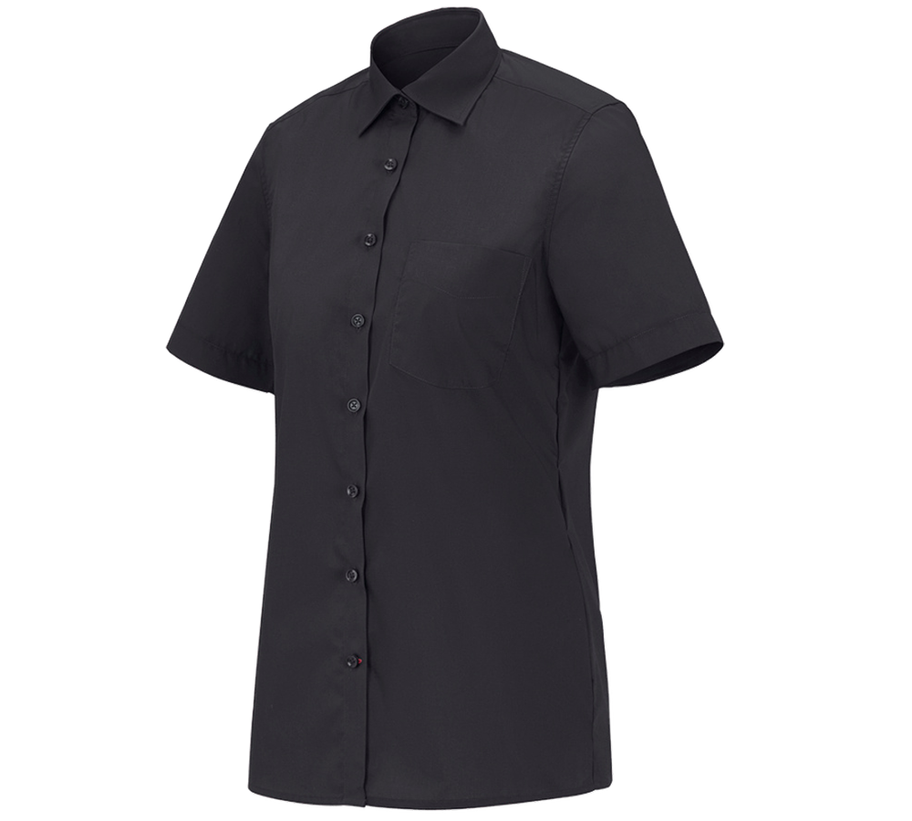 Themen: e.s. Servicebluse kurzarm + schwarz