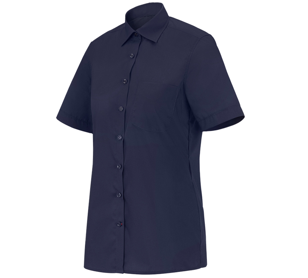 Themen: e.s. Servicebluse kurzarm + dunkelblau