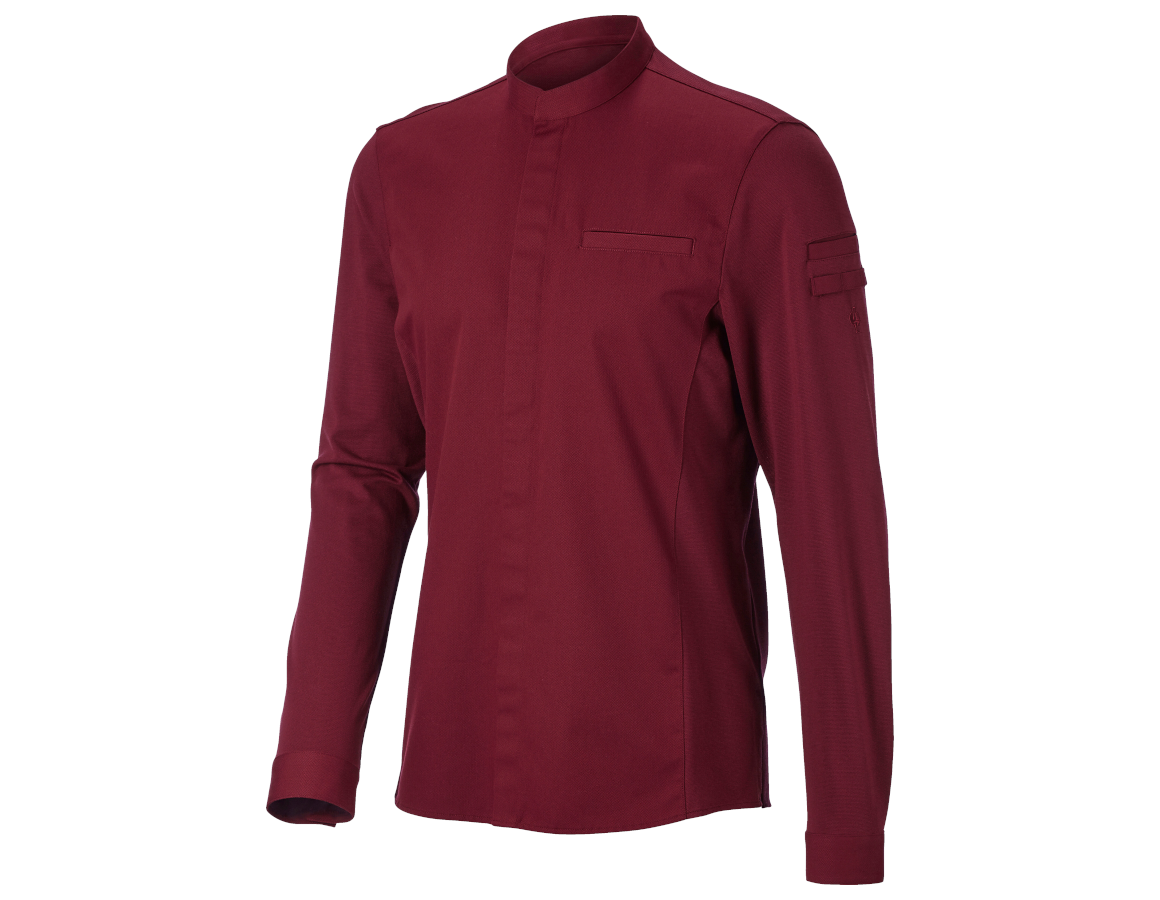 Shirts & Co.: e.s. Hybrid Kochhemd + bordeaux