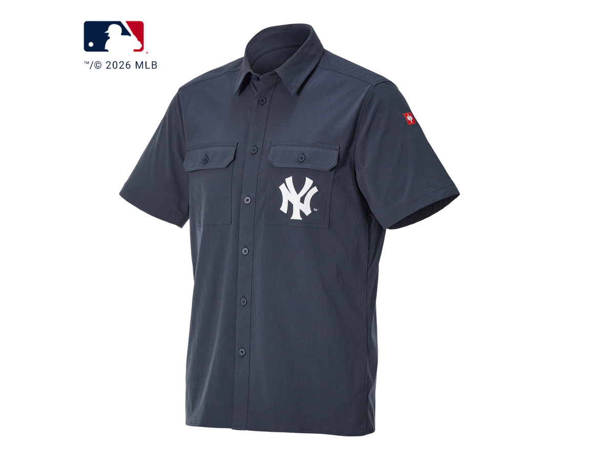 Kollaborationen: MLB™ Work Shirt kurzarm + NY blau