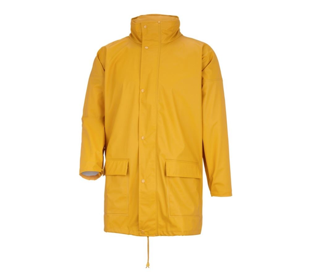 Vestes de travail: Veste de pluie Flexi- Stretch + jaune