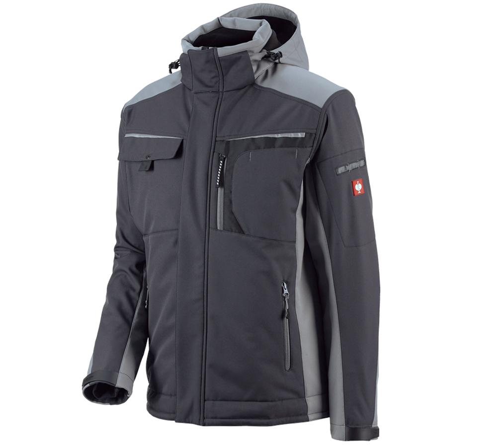 Vestes de travail: Veste Softshell e.s.motion + graphite/ciment