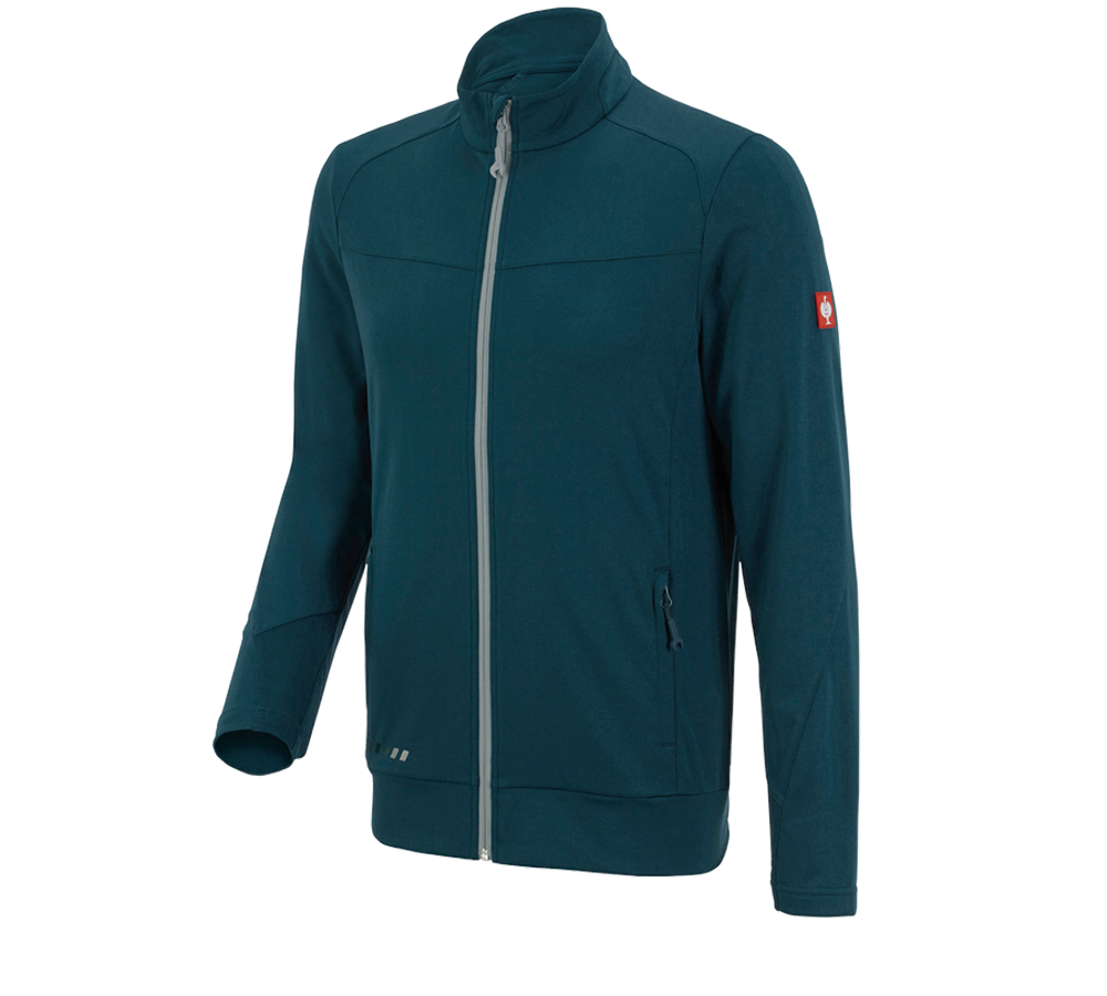 Vestes de travail: FIBERTWIN® clima-pro veste e.s.motion 2020 + bleu marin/platine