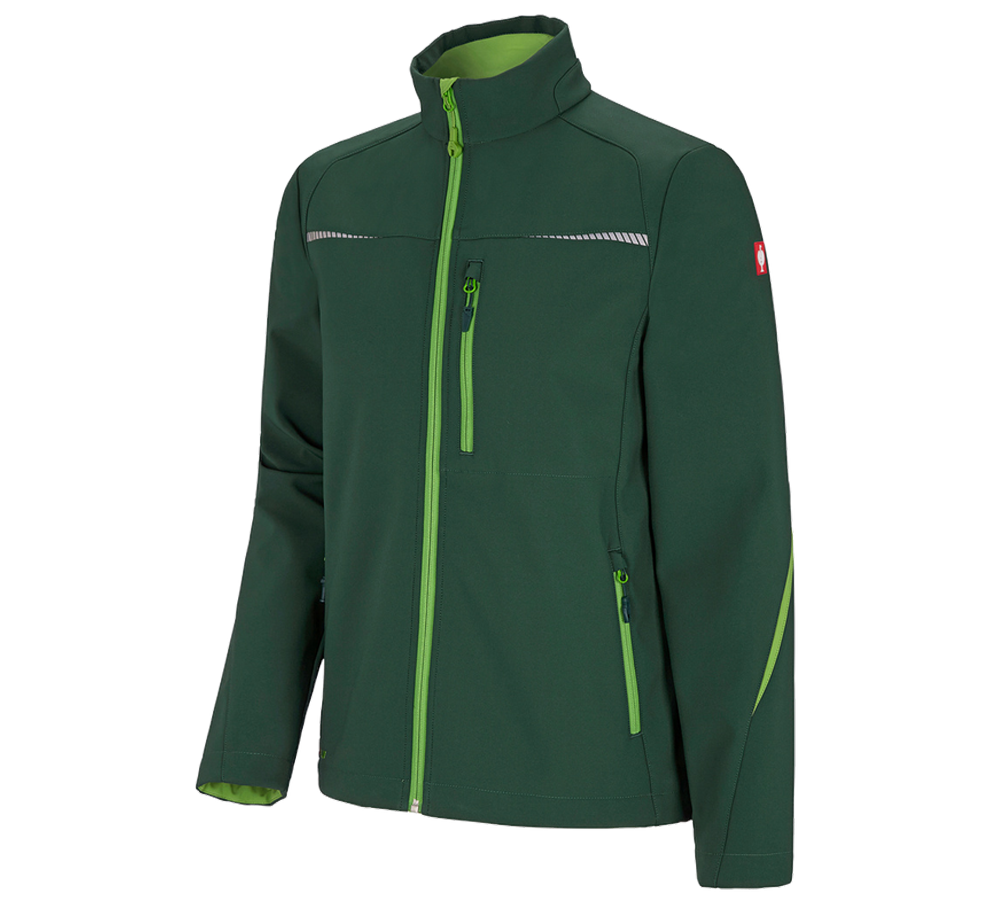 Horti-/ Sylvi-/ Agriculture: Veste Softshell e.s.motion 2020 + vert/vert d'eau