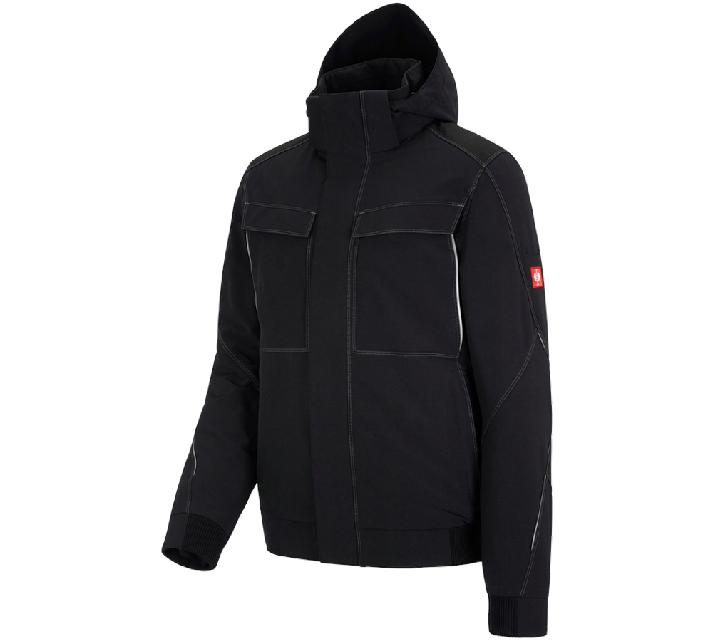 Vestes de travail: Veste de fonction d'hiver e.s.dynashield + noir