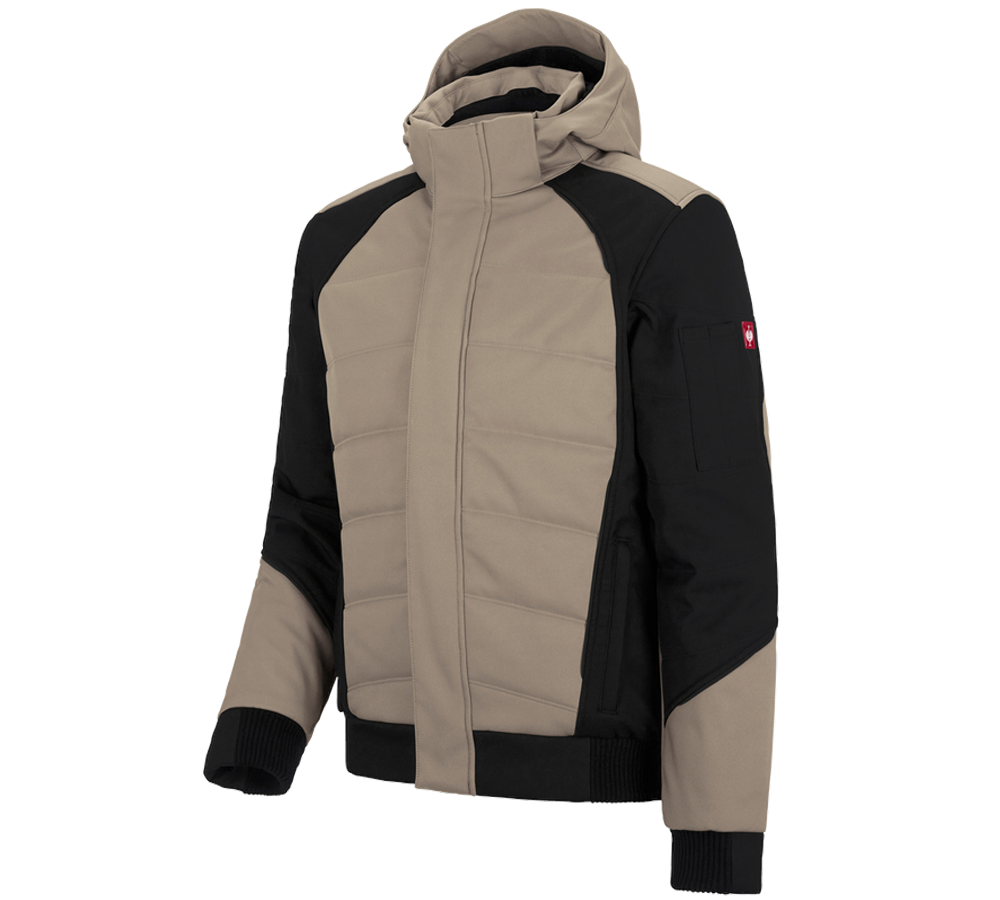 Thèmes: Veste softshell d'hiver e.s.vision + glaise/noir