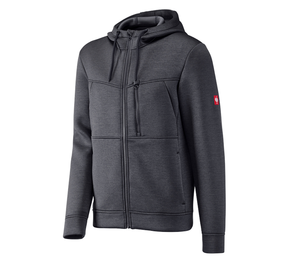 Themen: Kapuzenjacke climafoam e.s.dynashield + anthrazit melange