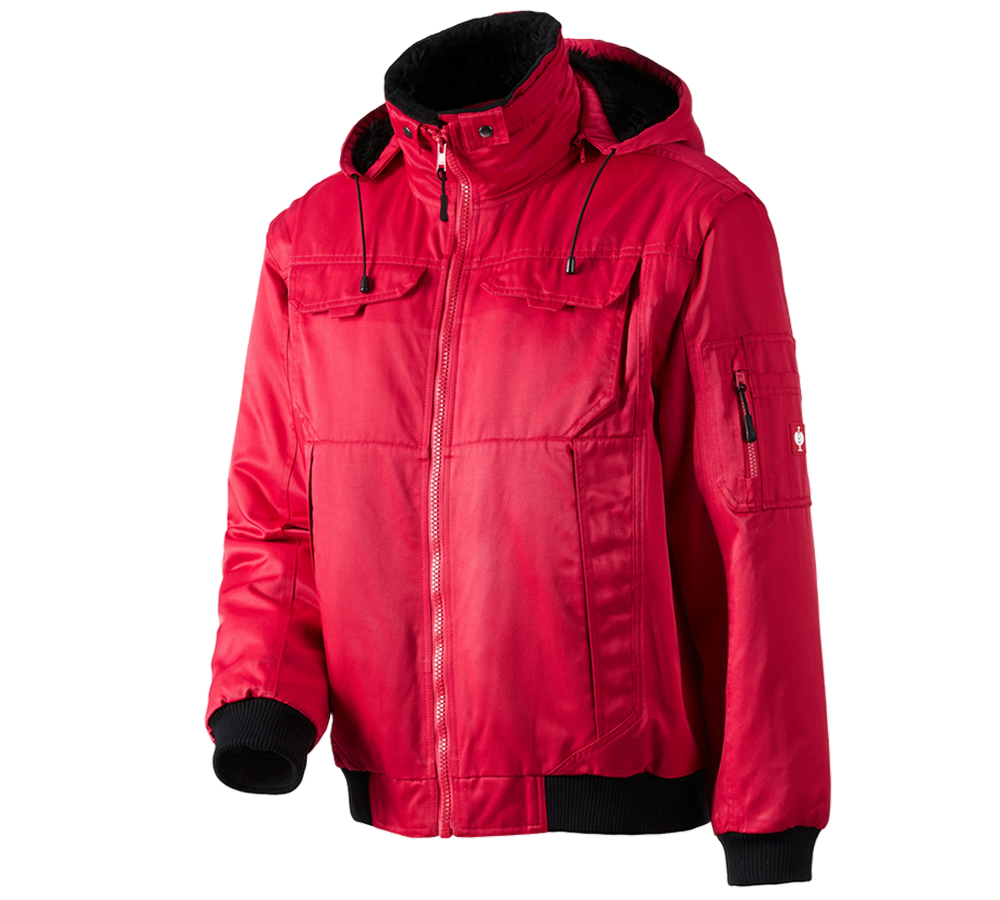 Vestes de travail: Veste d'aviateur Atlanta II + rouge