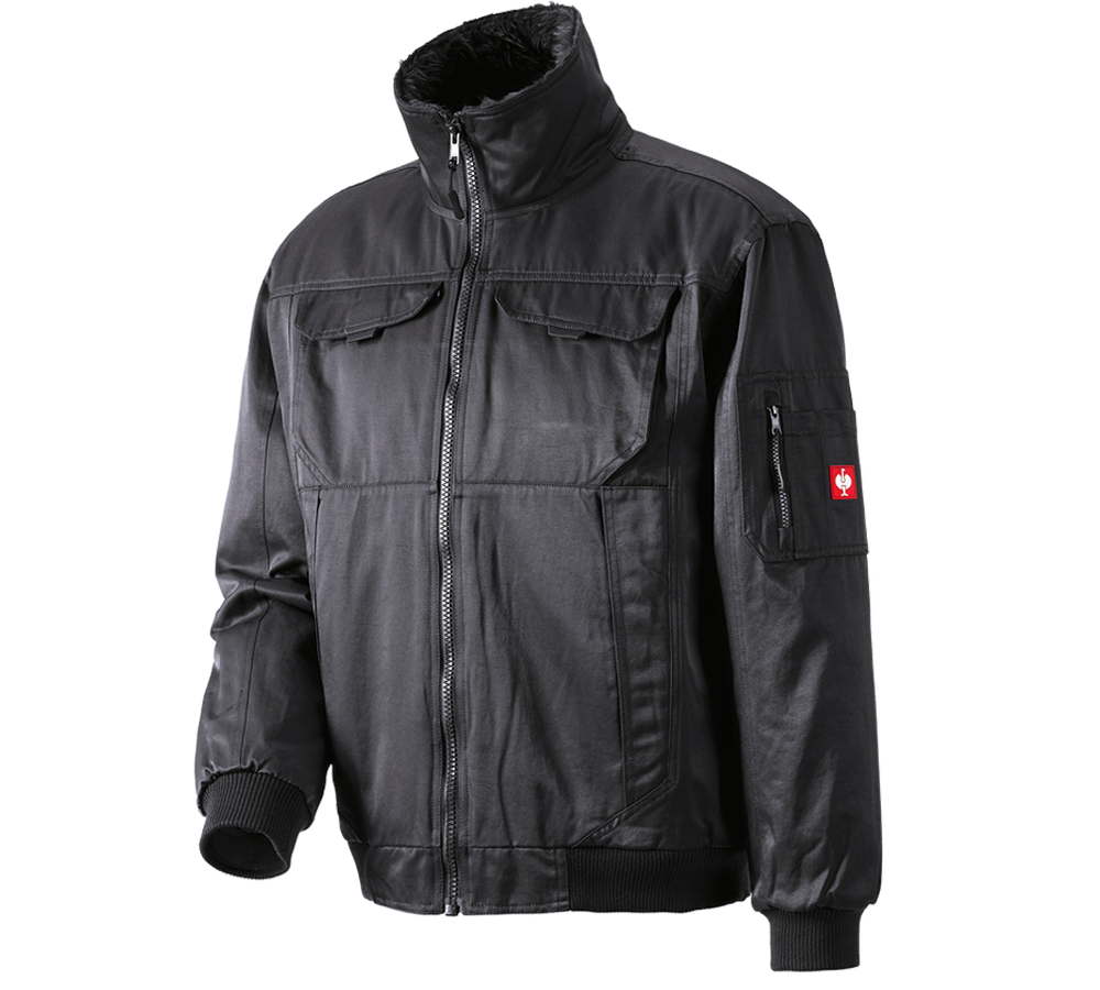 Vestes de travail: Blouson aviateur Dakota II + noir