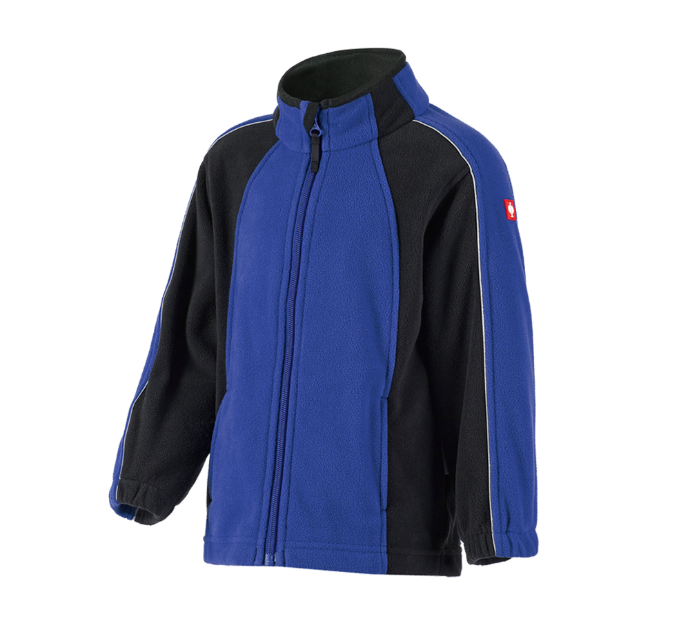 Vestes: Veste en laine polaire dryplexx® micro, enfants + bleu royal/noir