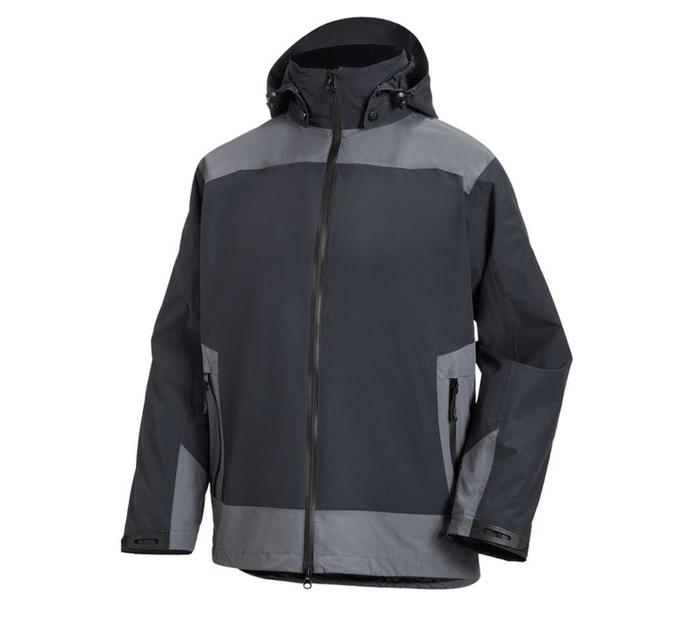 Jacken: e.s. 3 in 1 Funktionsjacke, Herren + graphit/zement
