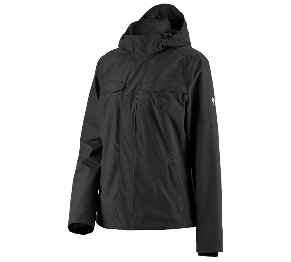 Jacken: Regenjacke e.s.concrete, Damen + schwarz