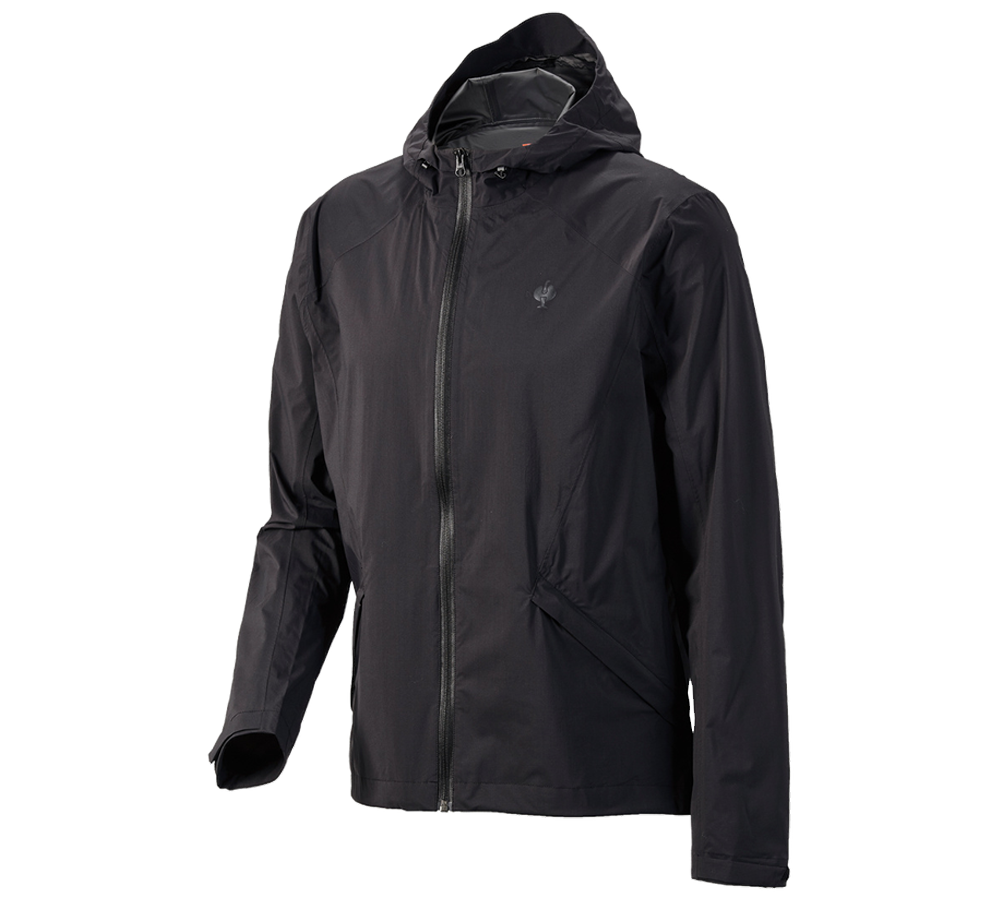 Jacken: Windbreaker light-pack e.s.trail + schwarz