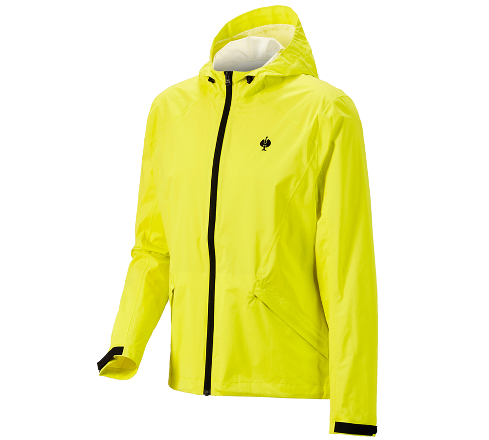 Jacken: Windbreaker light-pack e.s.trail + acidgelb/schwarz