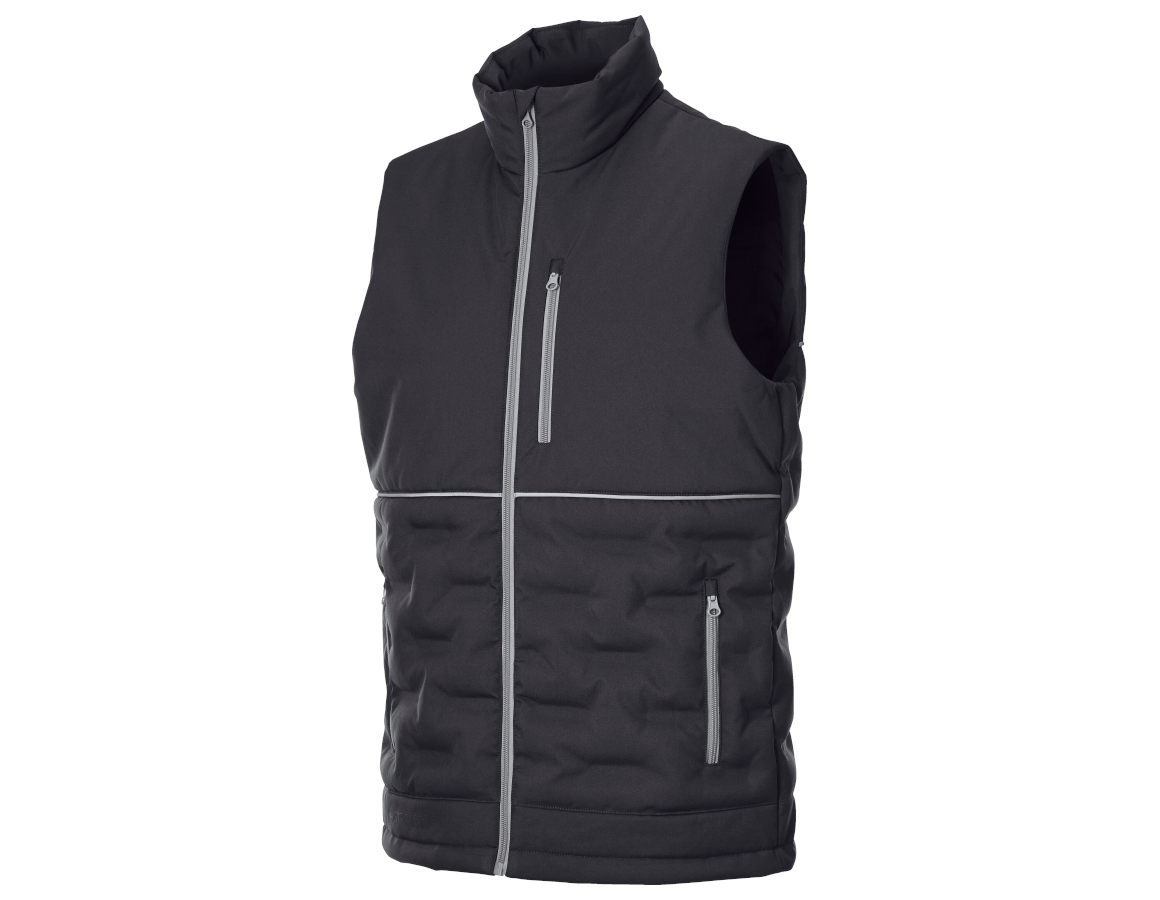 Westen: Winterweste Padded e.s.line.core + schwarz/platin