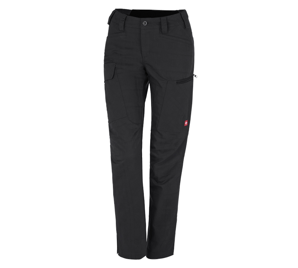 Hosen: e.s. Berufshose pocket, Damen + schwarz