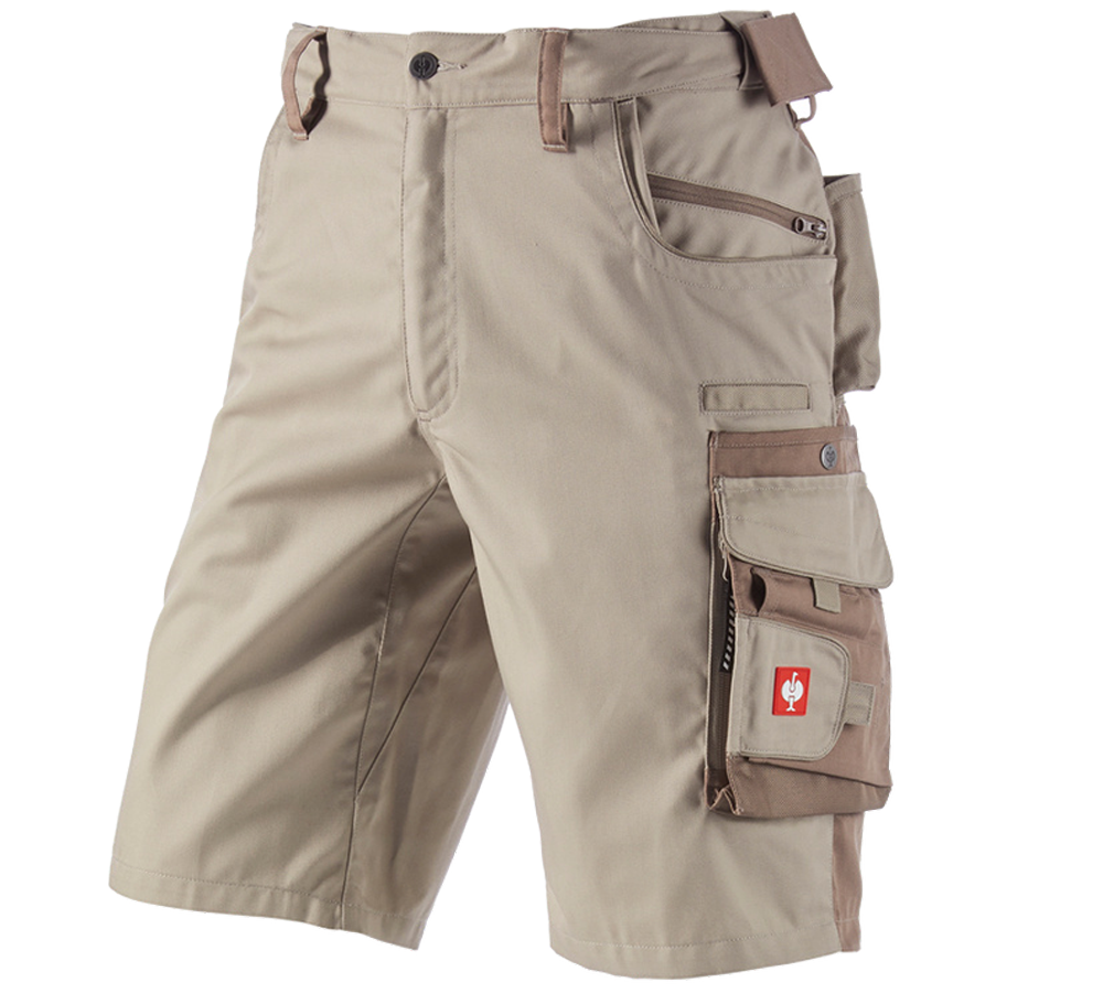 Pantalons de travail: Short e.s.motion + glaise/tourbe