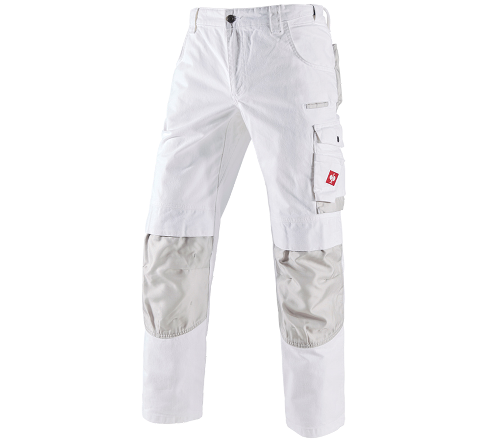 Pantalons de travail: Jeans e.s.motion denim + blanc/argent